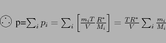 \begin{displaymath}
\setlength{\unitlength}{1pt}
\thinlines \begin{picture}(1...
...V}\frac{R^*}{M_i}\right]
=\frac{TR^*}{V}\sum_i \frac{m_i}{M_i}
\end{displaymath}